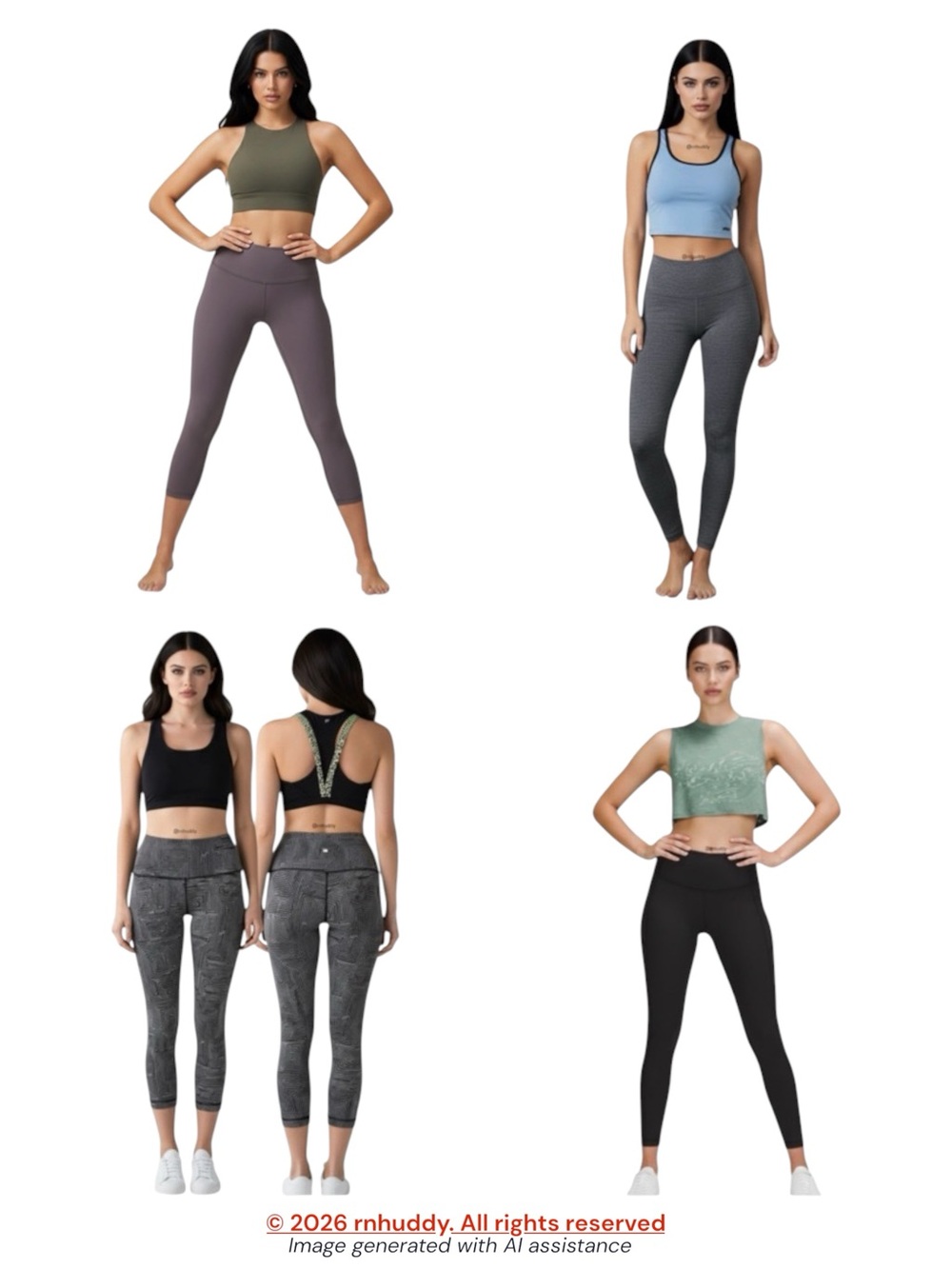 Lululemon size 2 lot of 4 leggings